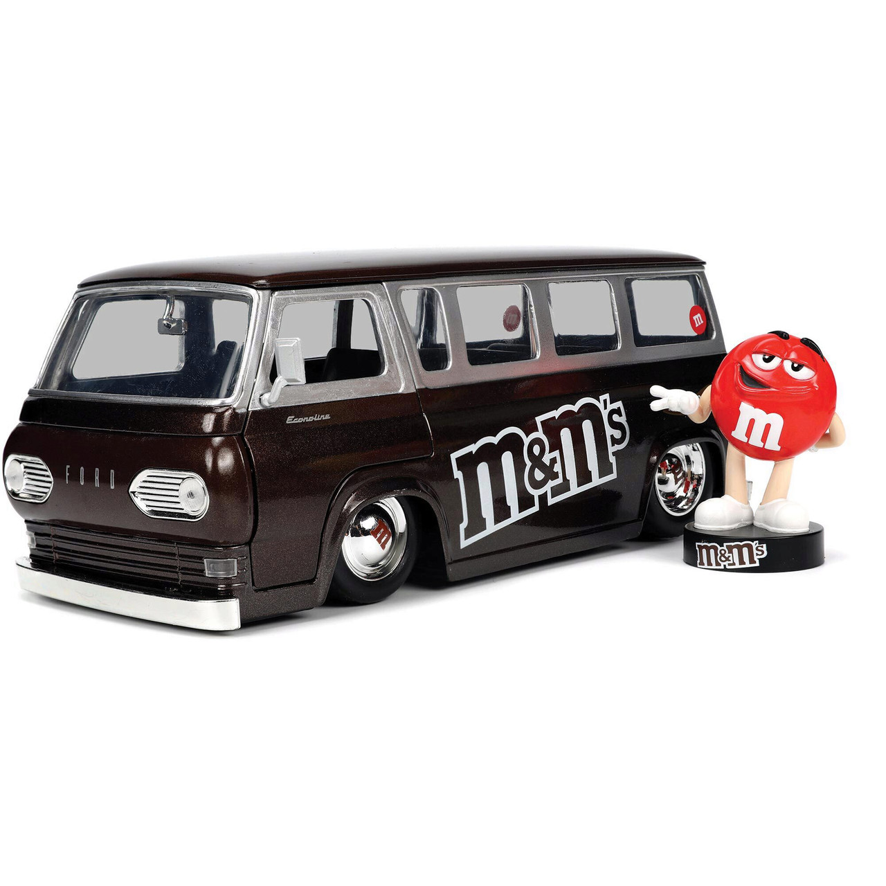 1965 Ford Econoline Van with Red M&M Figure Hollywood Ride