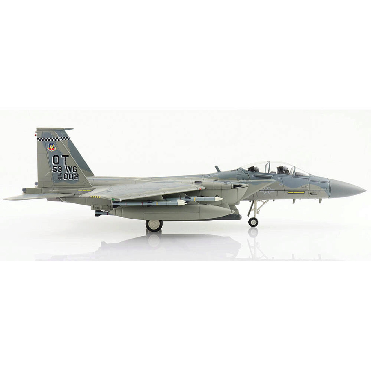 F-15EX Eagle II 1/72 Die Cast Model - HA4566 53 WG, USAF, 2002 (with 8 x  AIM-120)