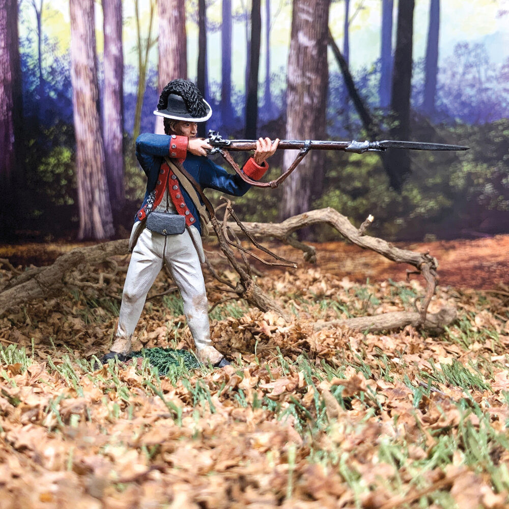 Wayne's Legion Infantryman Standing, Firing 1/30 Figure William Britain ...