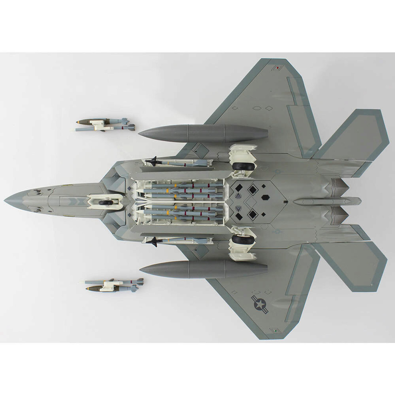 F-22A RAPTOR 1/72 DIE CAST MODEL - HA2824 477 FG, 