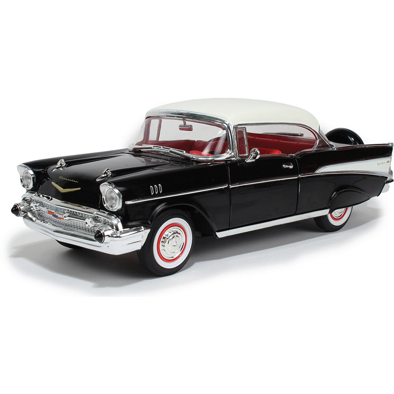 1957 Chevrolet Bel Air Hardtop - Black with White Top