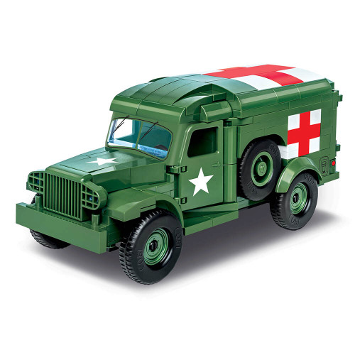 1942 AMBULANCE WC-54 BUILDING BLOCK MODEL - 290 PIECES Alt Image 2
