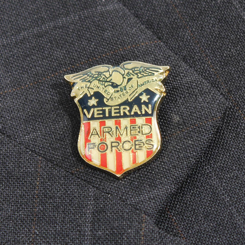 Veteran Armed Forces Lapel Pin  503236 Alt Image 1
