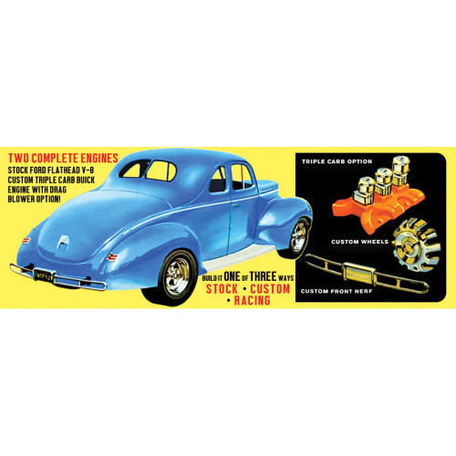 1940 Ford Coupe Stock or Drag Model 1/25 Kit Alt Image 1