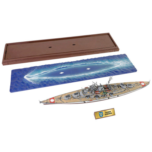 Bismarck Battleship 1/700 Die Cast Model - Waterline Display Battle of the Denmark Strait, May 1941 Alt Image 5