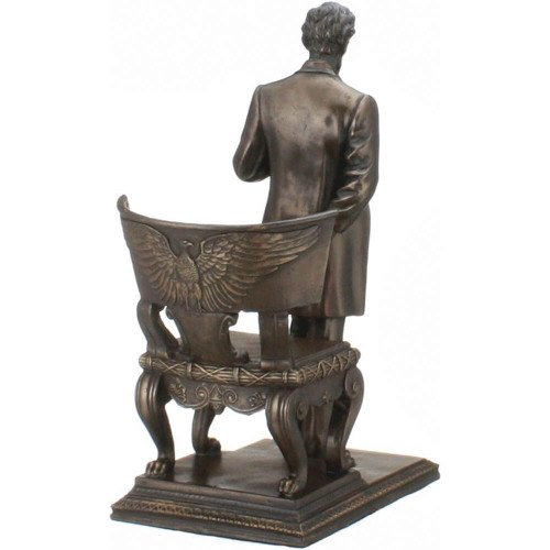 Abraham Lincoln Cold Cast Bronze Sculpture Alt Image 2