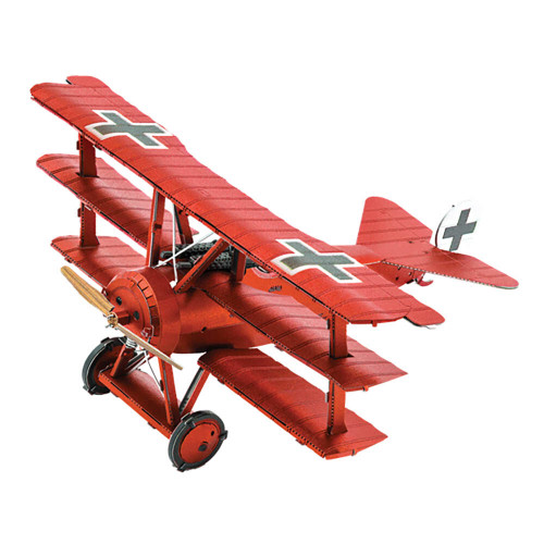 Red Baron Fokker 3D Metal Model Kit Main Image