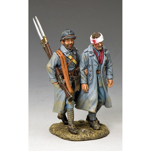 2-piece French Soldiers "Poilus Walking Wounded" Main Image