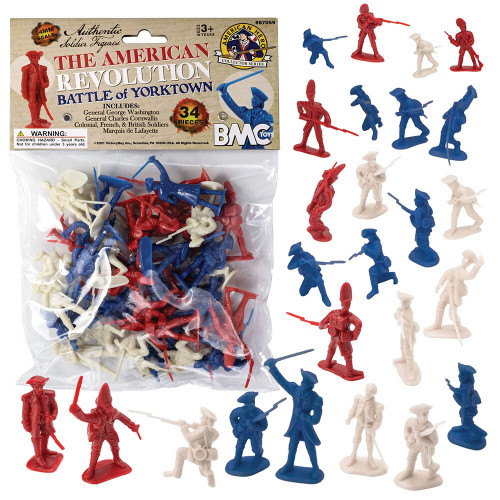BMC Revolutionary War, Yorktown 1/32 Plastic Figures - 34 Pi Main Image