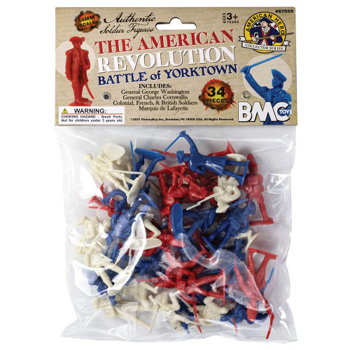 BMC Revolutionary War, Yorktown 1/32 Plastic Figures - 34 Pi Alt Image 2