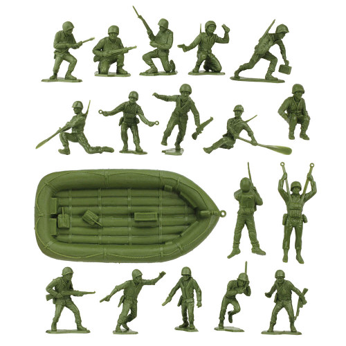 BMC Marx 1/32 Plastic WWII Army Men - 31 Pieces Alt Image 4