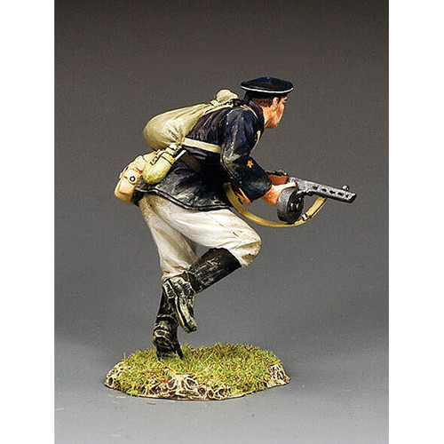 Russian Naval Infantry Charging w/PPSH41 1/30 Figure Alt Image 1