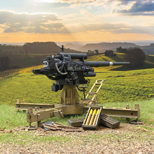 88mm FlaK 37 With Late War Carriage And No Shield 1/30 Model William Britain (25182) Alt Image 1