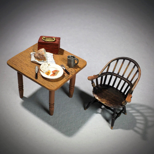 Coffee, News, and a Loyal Friend Man with Dog 1/30 Figure Se William Britain (31284) Alt Image 1