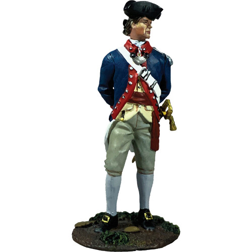 Continental Line Officer Standing at Ease 1/30 Figure Main Image