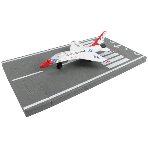 F-16A FIGHTING FALCON DIE CAST MODEL W/ RUNWAY RW135 Alt Image 1