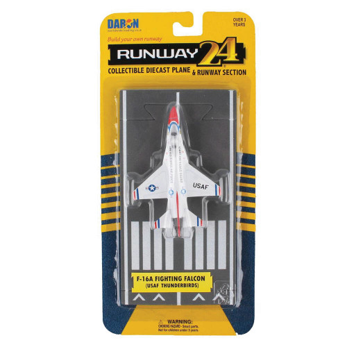 F-16A FIGHTING FALCON DIE CAST MODEL W/ RUNWAY RW135 Alt Image 4
