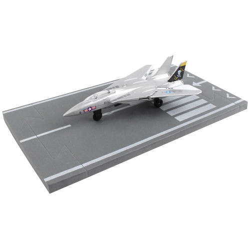 F-14 TOMCAT JOLLY ROGERS DIE CAST MODEL W/ RUNWAY RW115 Alt Image 1