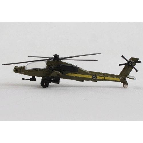 AH-64 HELICOPTER DIE CAST MODEL W/ RUNWAY RW010 Alt Image 3