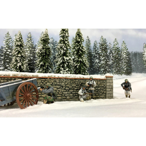 Winter Evergreen Scenic Backdrop Alt Image 2