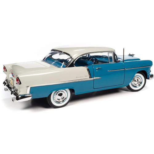 1955 Chevrolet Bel Air Hardtop (Hemmings) - Skyline Blue & India Ivory Alt Image 4