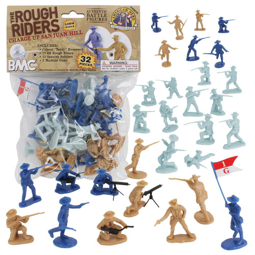 Rough Riders 1/32 Plastic Figures BMC Toys (40035) Main Image