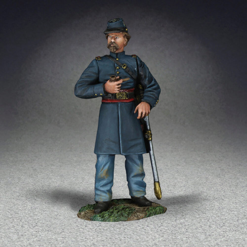 Federal Company Officer With Pipe 1/30 Figure William Britain (31369) Alt Image 1
