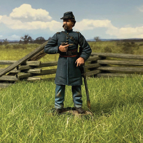 Federal Company Officer With Pipe 1/30 Figure William Britain (31369) Alt Image 2
