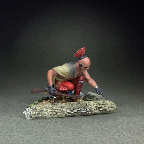 Fresh Tracks Native Warrior Checking Trail William Britain (16171) Alt Image 2