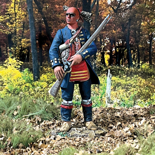 The New Trade Coat Native Warrior with European Trade Coat William Britain (16170) Alt Image 2