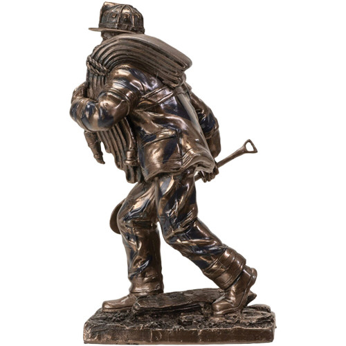 Fireman Responding to Call Statue 8533 Alt Image 3