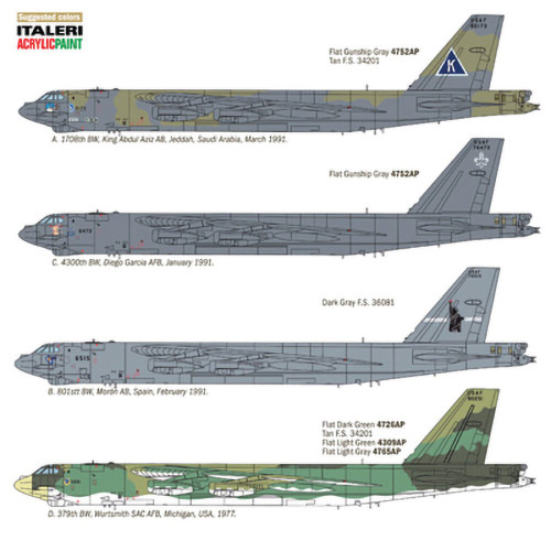 B-52G Stratofortress - Gulf War 1/72 Kit | Historic Aviation