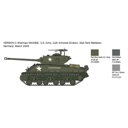 M4A3E8 Sherman 1/56 Kit Alt Image 6