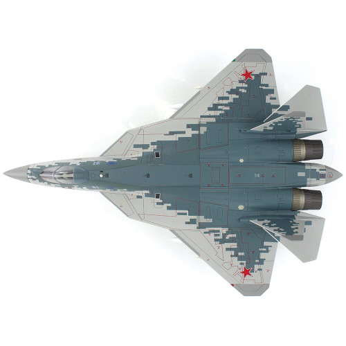 Su-57 Stealth Fighter 1/72 Die Cast Model - HA6806 Russian Air Force 2019 (w/ 2 x R-77 and 2 x R-37 missiles o Alt Image 4