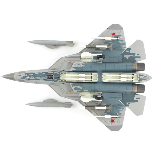 Su-57 Stealth Fighter 1/72 Die Cast Model - HA6806 Russian Air Force 2019 (w/ 2 x R-77 and 2 x R-37 missiles o Alt Image 5
