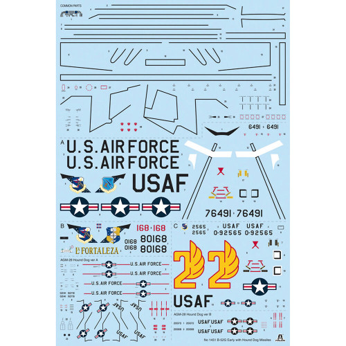 B-52G Stratofortress With Hound Dog 1/72 Kit Alt Image 4