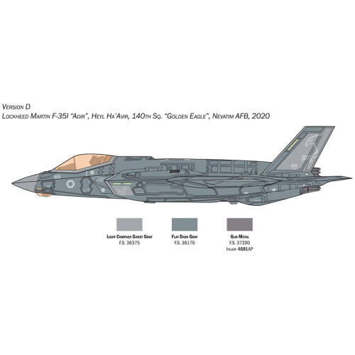 F-35A Lightning Ii (Beast Mode) 1/72 Kit Alt Image 6