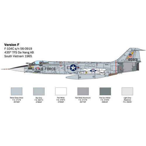 F-104  Starfighter A/C 1/32 Kit Alt Image 8