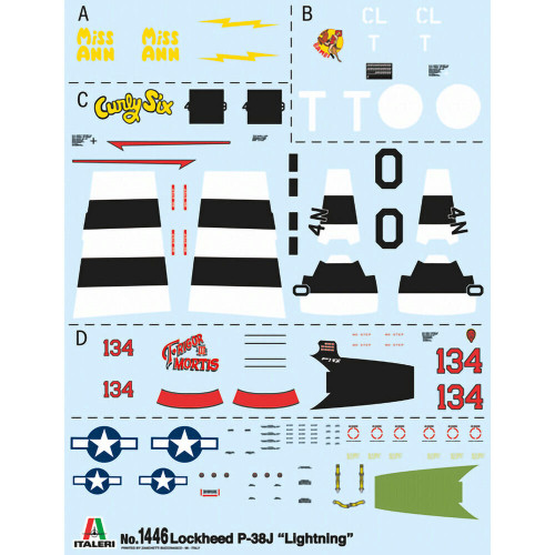 P-38J Lightning 1/72 Kit Alt Image 2