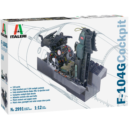 F-104G Cockpit 1/12 Kit Main Image