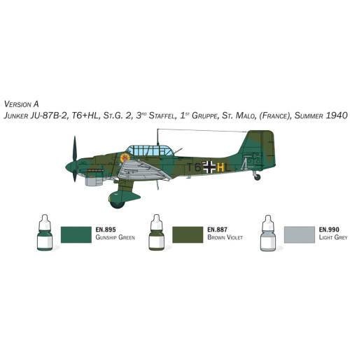 JU 87 B Stuka 1/72 Kit Alt Image 2