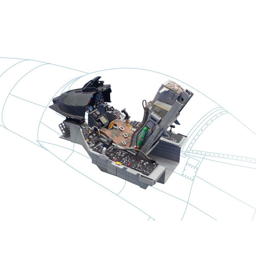 F-16 Falcon Cockpit 1/12 Kit Alt Image 1