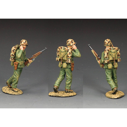Shouting Marine Officer 1/30 Figure KING & COUNTRY (USMC072) Alt Image 1