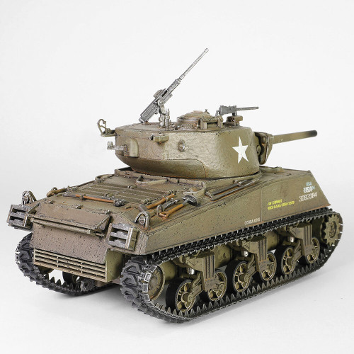 M4A3E2 (75) Sherman Jumbo 1/32 Die Cast Model 4th Armored Div U.S. Army First in Bastogne Belgium De Alt Image 3