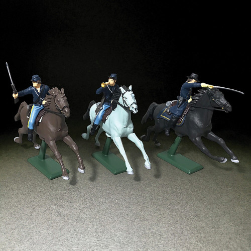 Union Cavalry Plastic 1/32 Figure Set No. 2 WILLIAM BRITAIN (52017) Alt Image 1