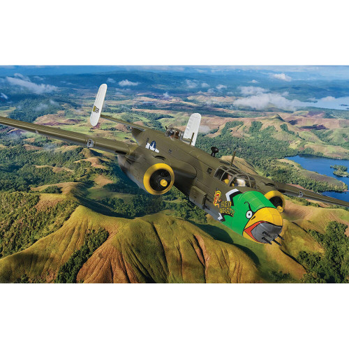 B-25D Mitchell 1/72 Die Cast Model - AA35315 345th BG, 498th BS Air Apaches, Red Wrath Alt Image 1