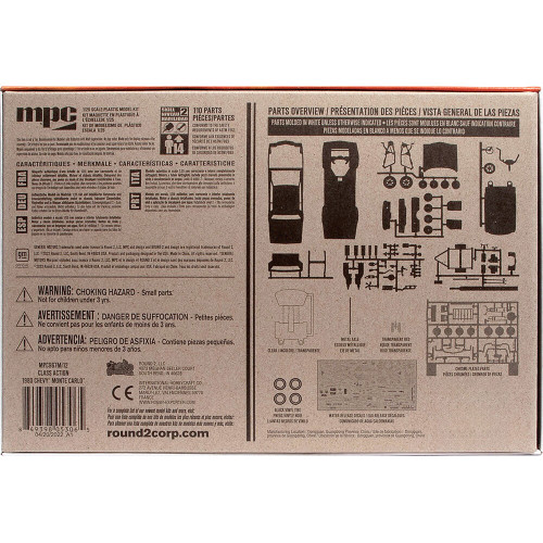 1980 Chevy Monte Carlo 1/25 Kit MPC MODELS (MPC967M) Alt Image 3