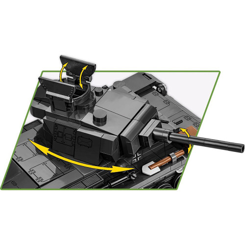 Panzer III Ausf.J 1/35 Building Block Model - 590 Pieces Cobi Block (2289) Alt Image 6