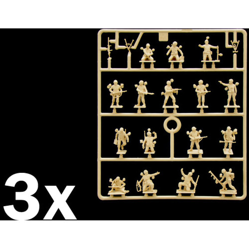 American Infantry 1/72 Plastic Figures Italeri (6120s) Alt Image 2