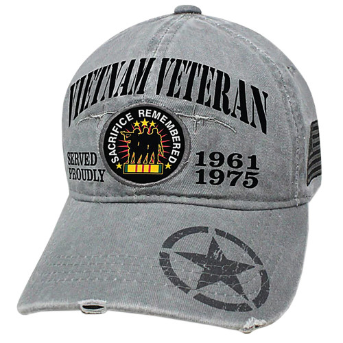 Retro Zero Dark Vietnam Veteran Cap  SRZDVV Main Image